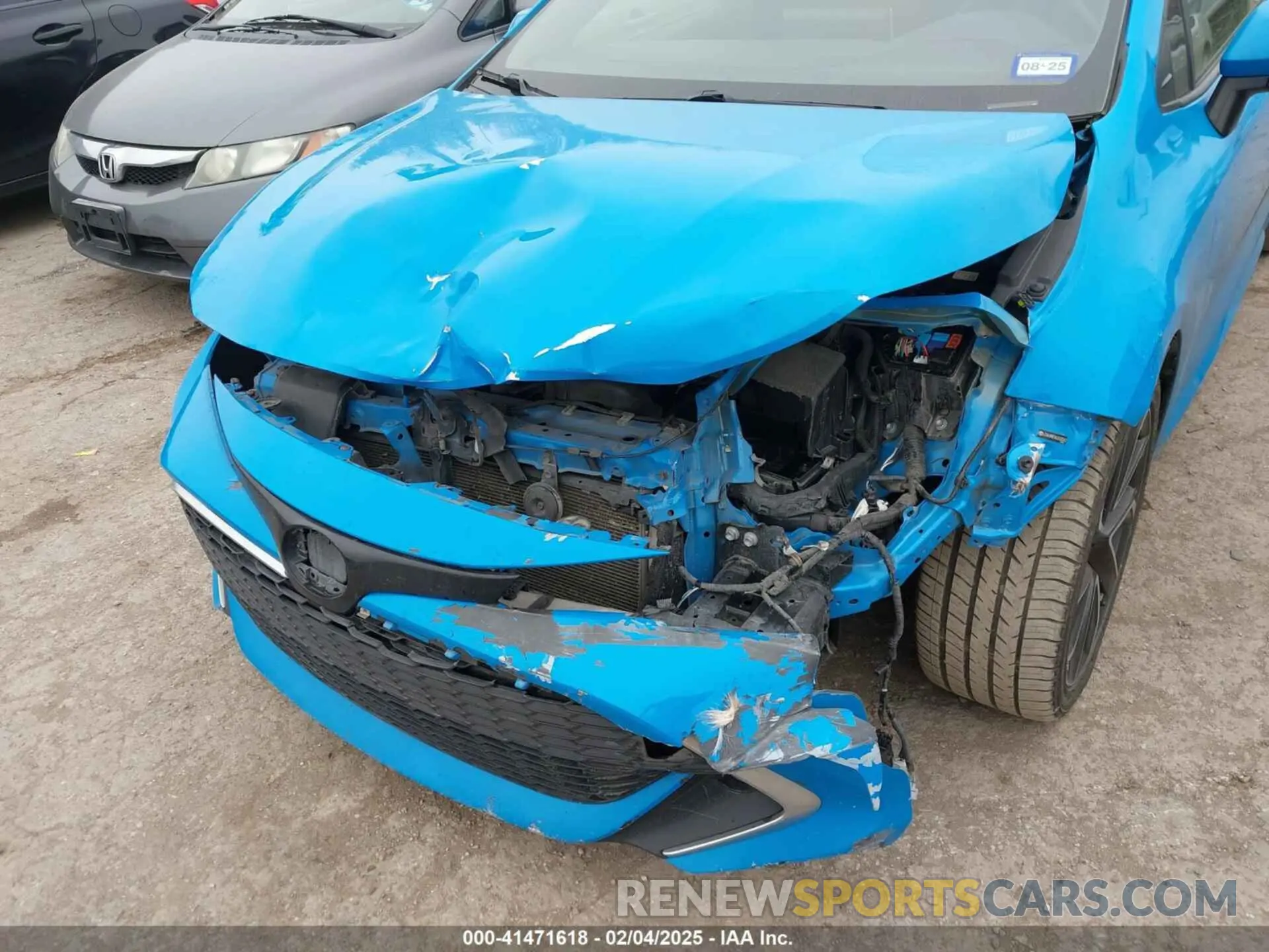 6 Photograph of a damaged car JTNK4RBEXK3033062 TOYOTA COROLLA 2019