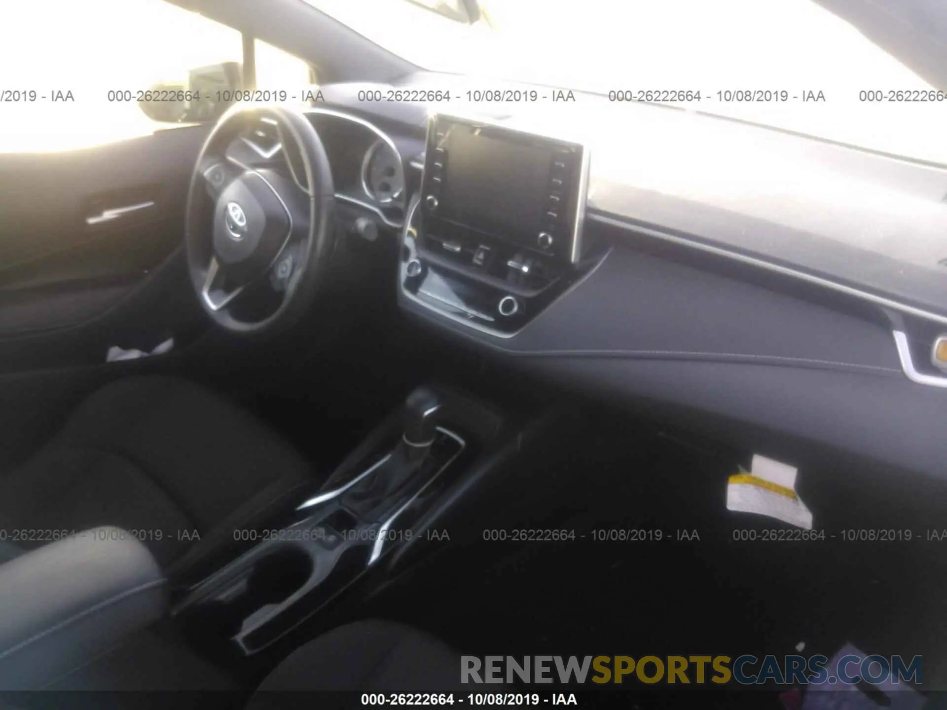 5 Photograph of a damaged car JTNK4RBEXK3034048 TOYOTA COROLLA 2019