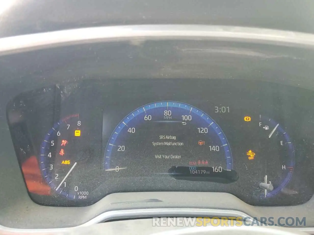 9 Photograph of a damaged car JTNK4RBEXK3040366 TOYOTA COROLLA 2019