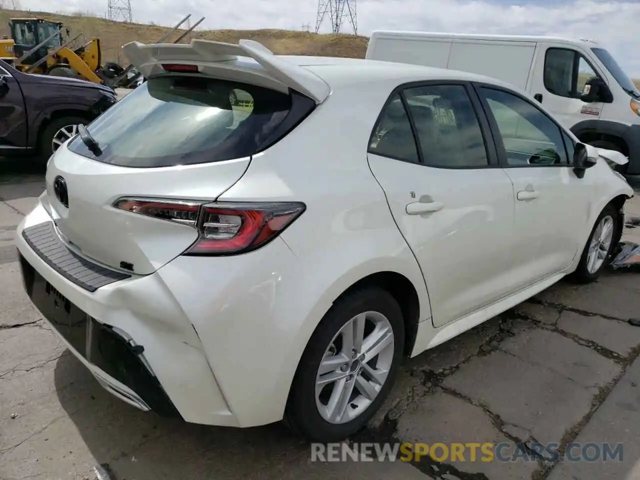 4 Photograph of a damaged car JTNK4RBEXK3040609 TOYOTA COROLLA 2019