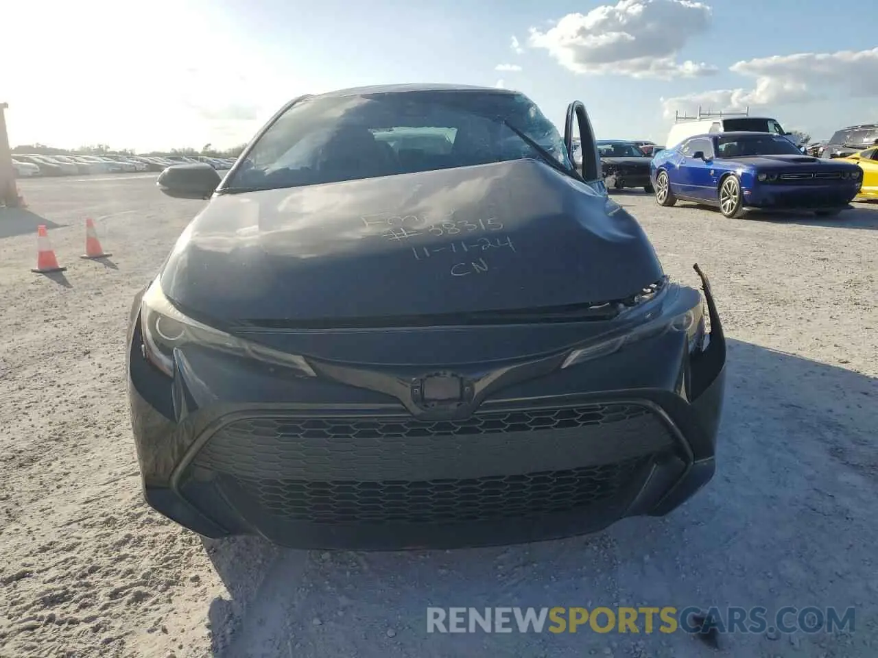 5 Photograph of a damaged car JTNK4RBEXK3040691 TOYOTA COROLLA 2019