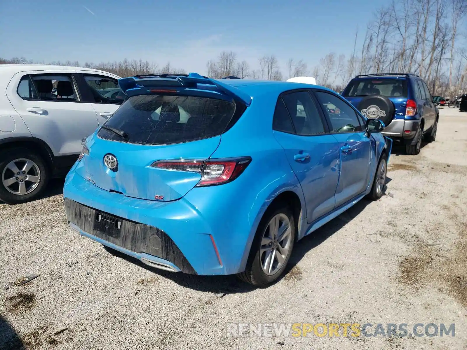 4 Photograph of a damaged car JTNK4RBEXK3040707 TOYOTA COROLLA 2019