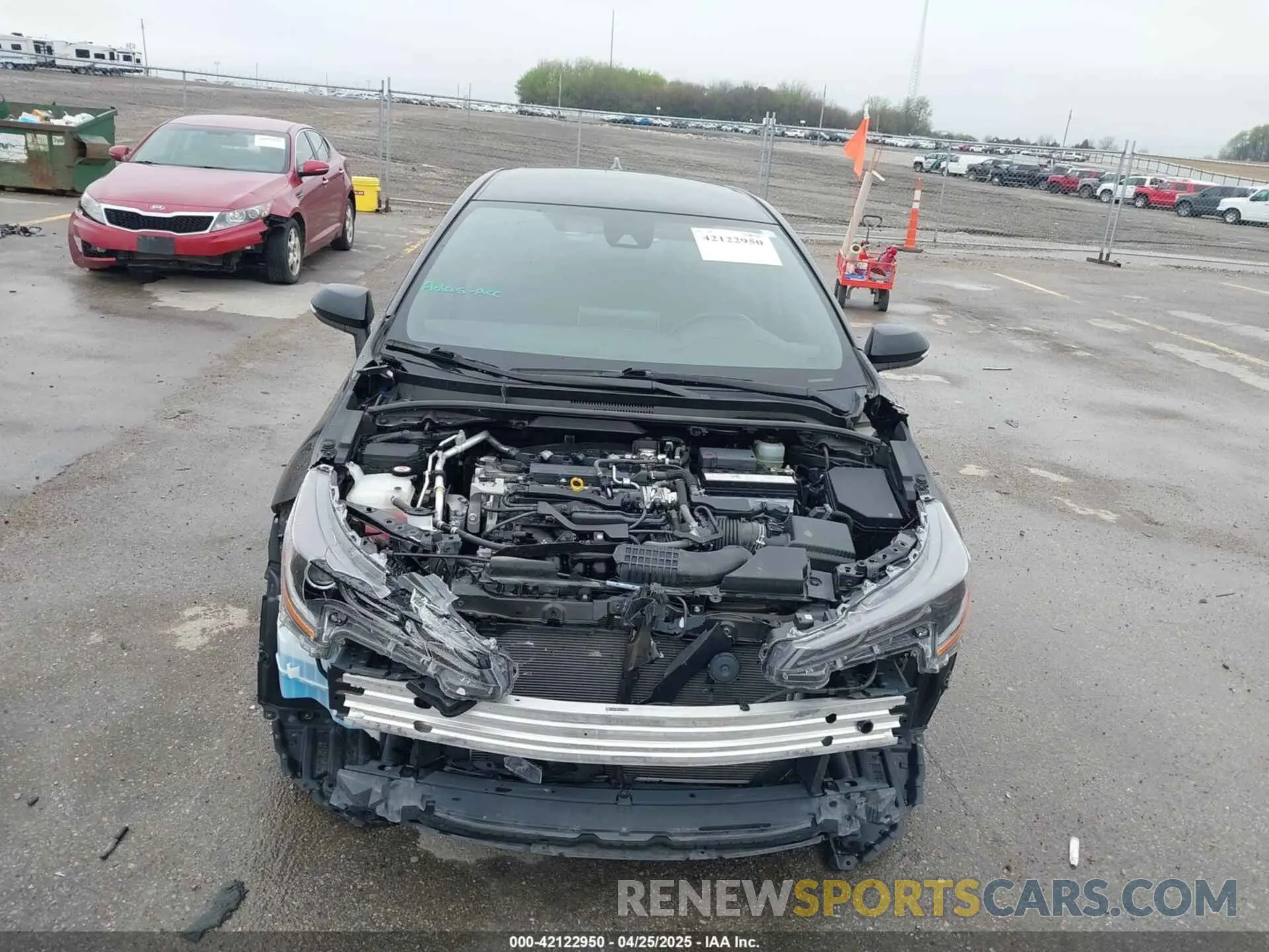 6 Photograph of a damaged car JTNK4RBEXK3041548 TOYOTA COROLLA 2019