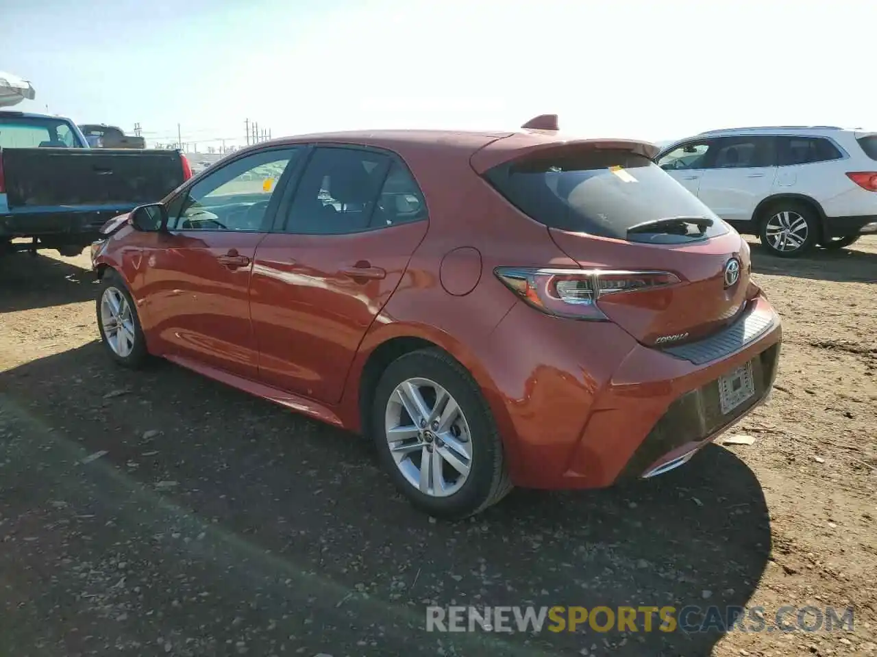 2 Photograph of a damaged car JTNK4RBEXK3045454 TOYOTA COROLLA 2019