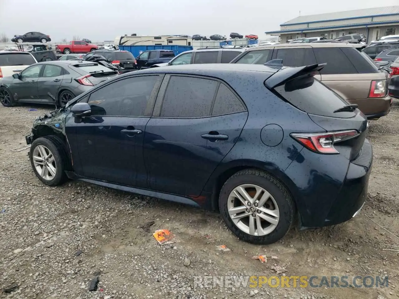2 Photograph of a damaged car JTNK4RBEXK3048614 TOYOTA COROLLA 2019