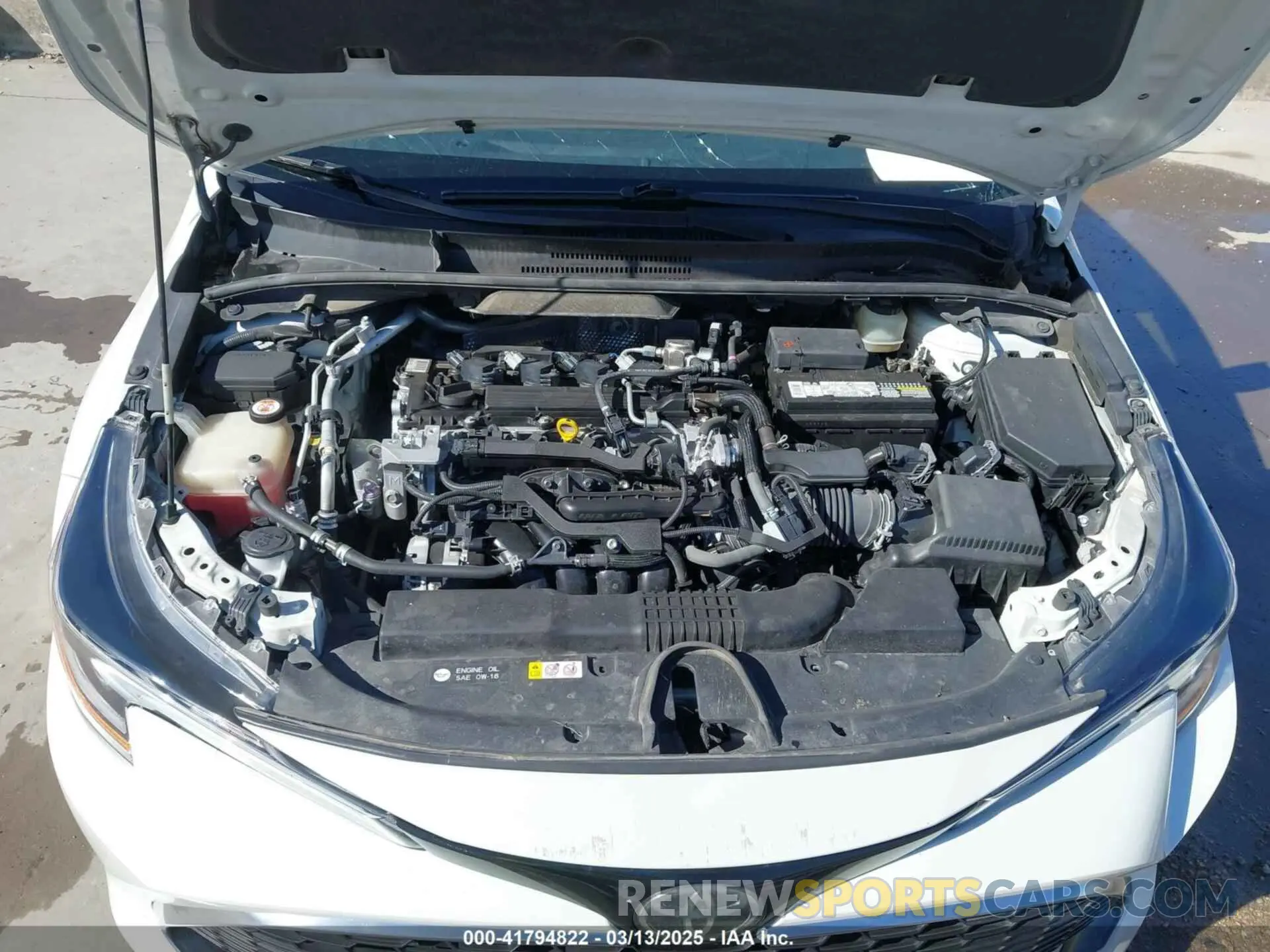 10 Photograph of a damaged car JTNK4RBEXK3059838 TOYOTA COROLLA 2019