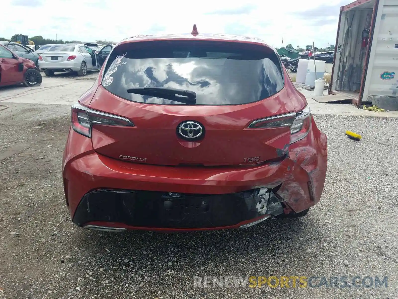 9 Photograph of a damaged car JTNK4RBEXK3059953 TOYOTA COROLLA 2019