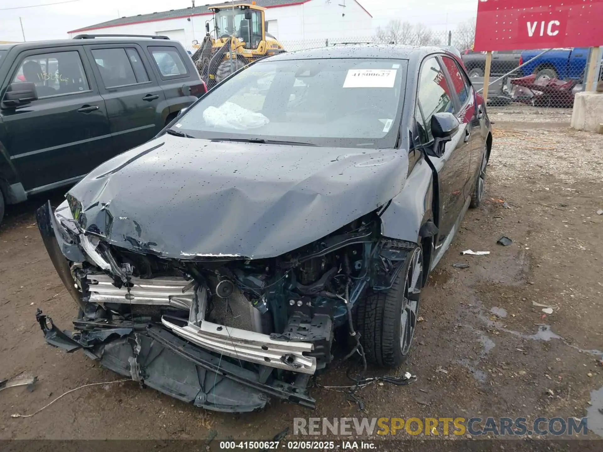 2 Photograph of a damaged car JTNK4RBEXK3060018 TOYOTA COROLLA 2019