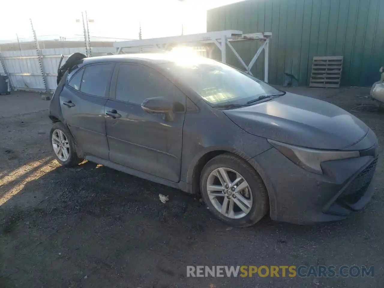 4 Photograph of a damaged car JTNK4RBEXK3060259 TOYOTA COROLLA 2019