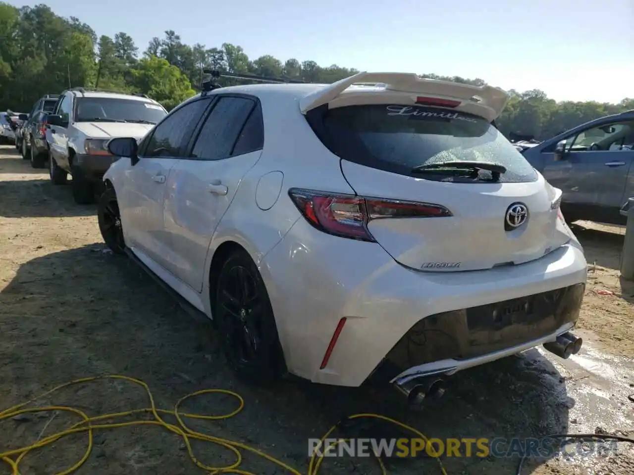 3 Photograph of a damaged car JTNK4RBEXK3069513 TOYOTA COROLLA 2019