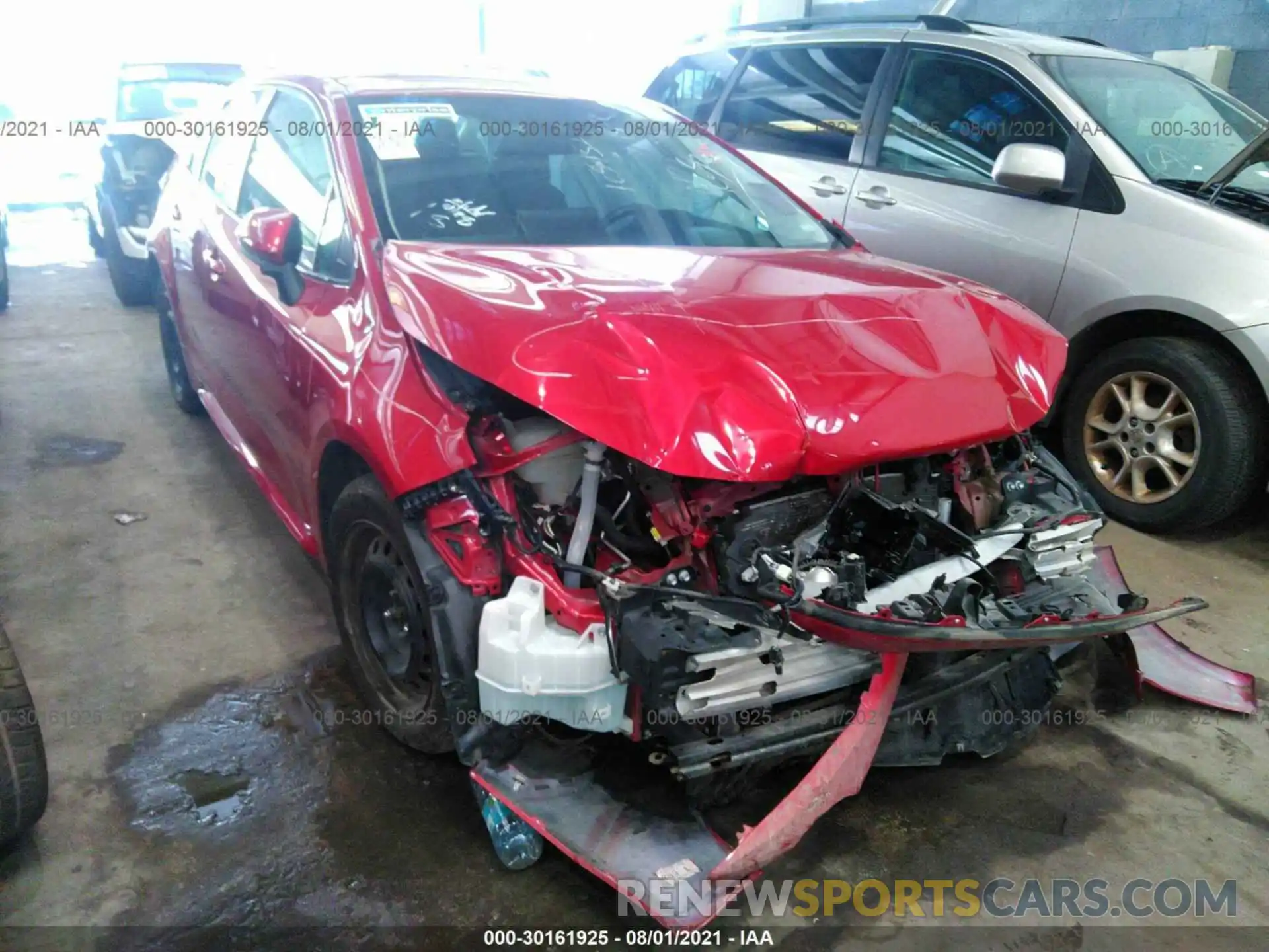 1 Photograph of a damaged car 000EPRAE7LP105452 TOYOTA COROLLA 2020