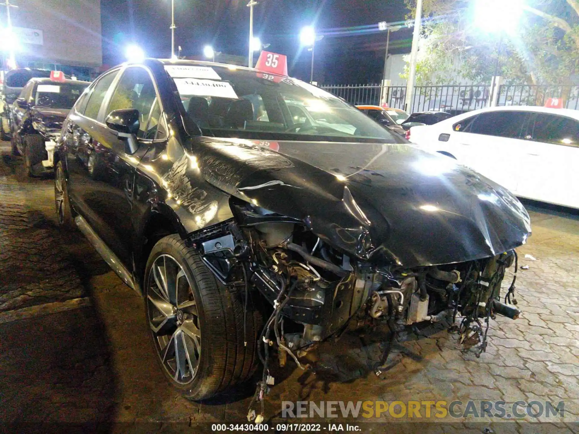 1 Photograph of a damaged car 00FS4RCE5LP017394 TOYOTA COROLLA 2020