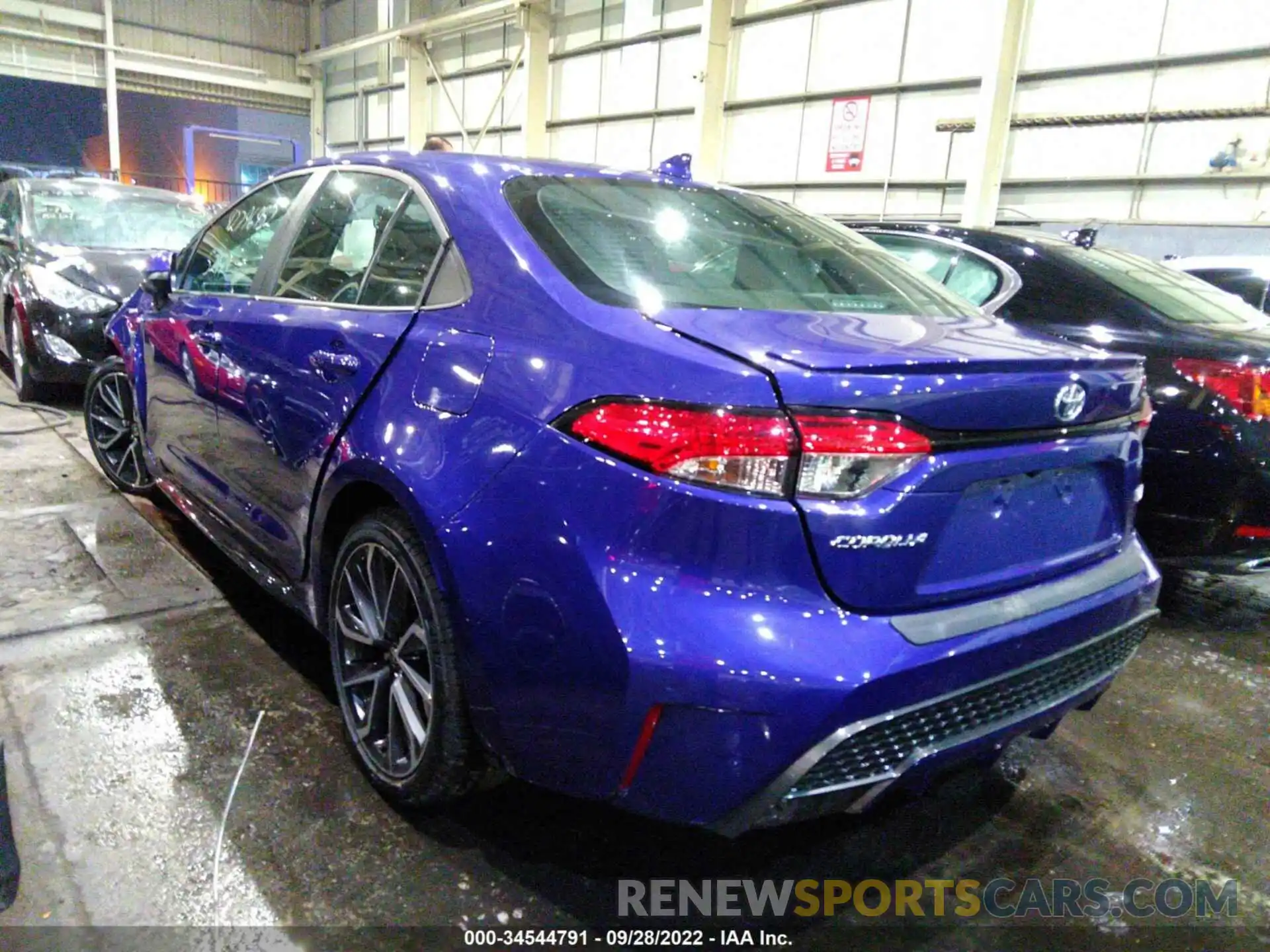 3 Photograph of a damaged car 00FS4RCE8LP025957 TOYOTA COROLLA 2020