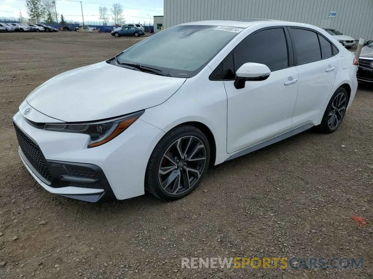 1 Photograph of a damaged car 5YFB4RBE3LP006167 TOYOTA COROLLA 2020