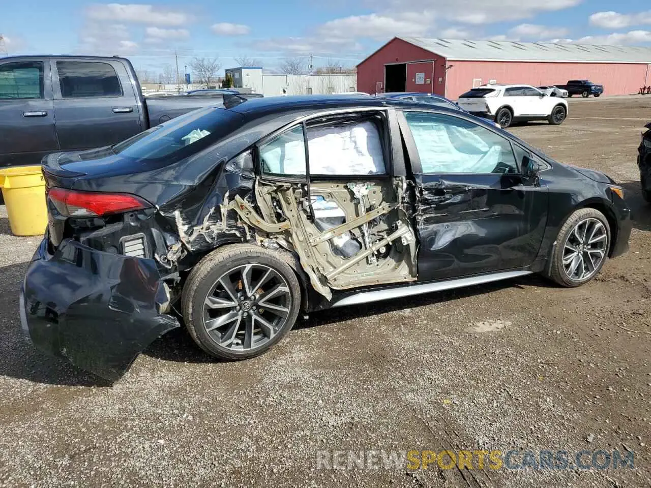 3 Photograph of a damaged car 5YFB4RBE3LP008016 TOYOTA COROLLA 2020