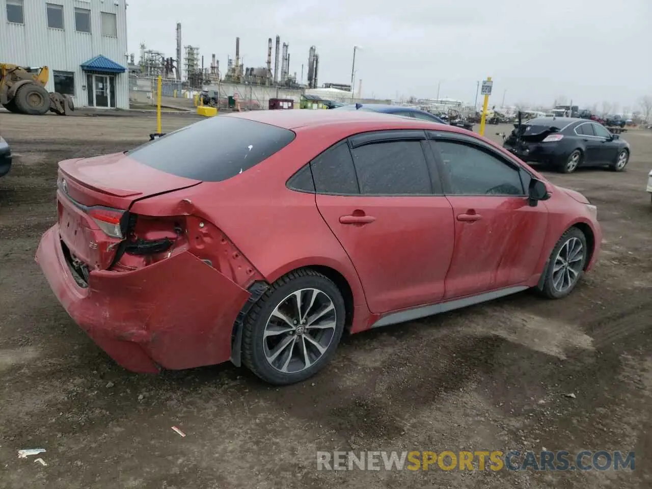 3 Photograph of a damaged car 5YFB4RBE5LP018675 TOYOTA COROLLA 2020