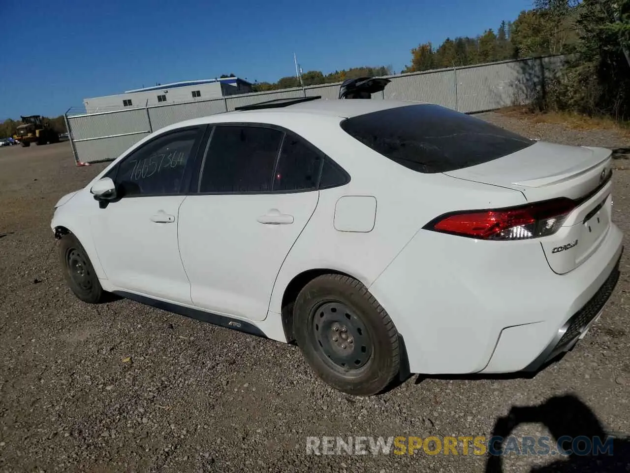 2 Photograph of a damaged car 5YFB4RBE6LP006857 TOYOTA COROLLA 2020
