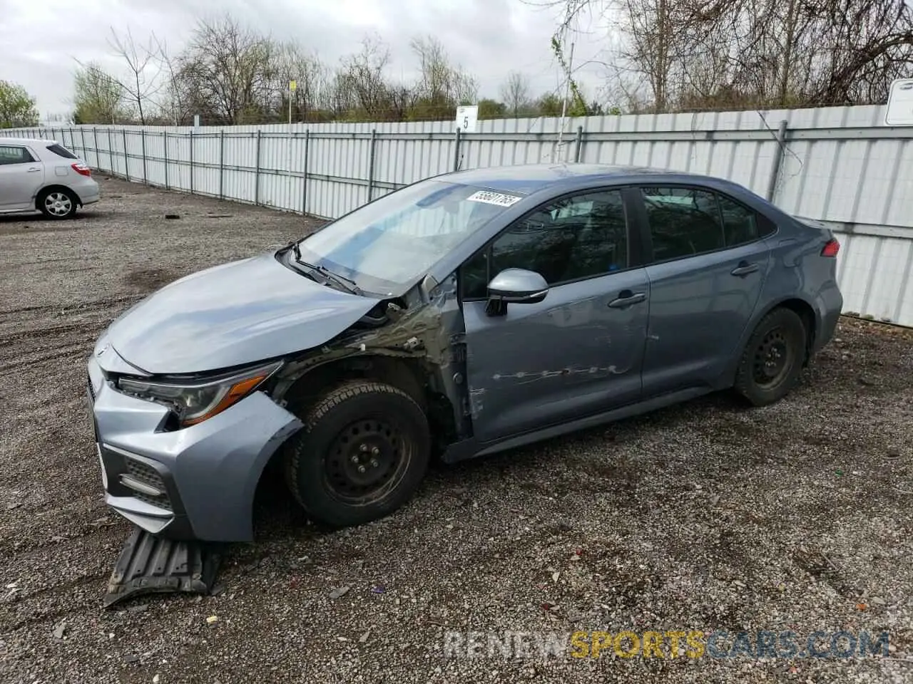 1 Photograph of a damaged car 5YFB4RBE7LP010660 TOYOTA COROLLA 2020