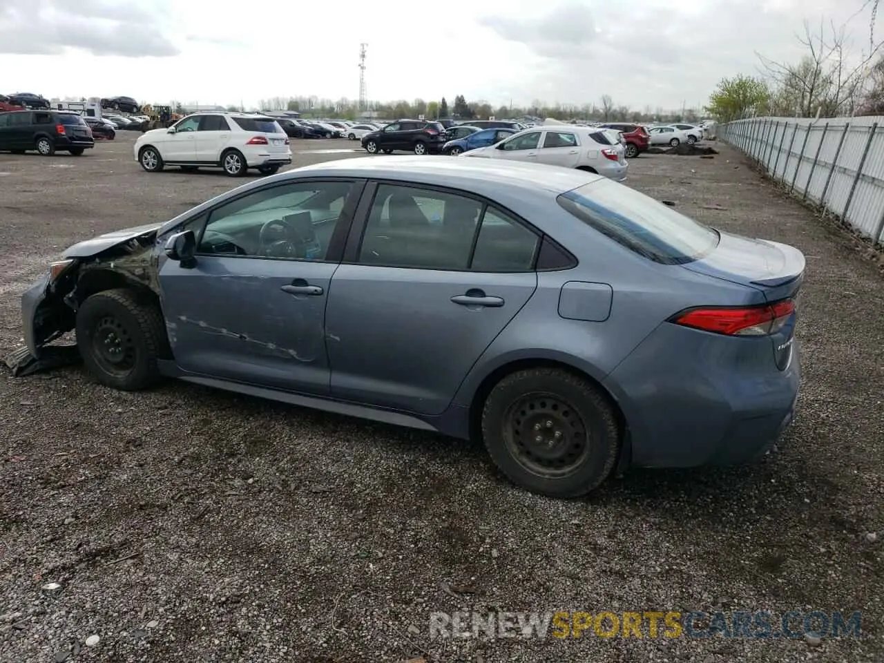 2 Photograph of a damaged car 5YFB4RBE7LP010660 TOYOTA COROLLA 2020