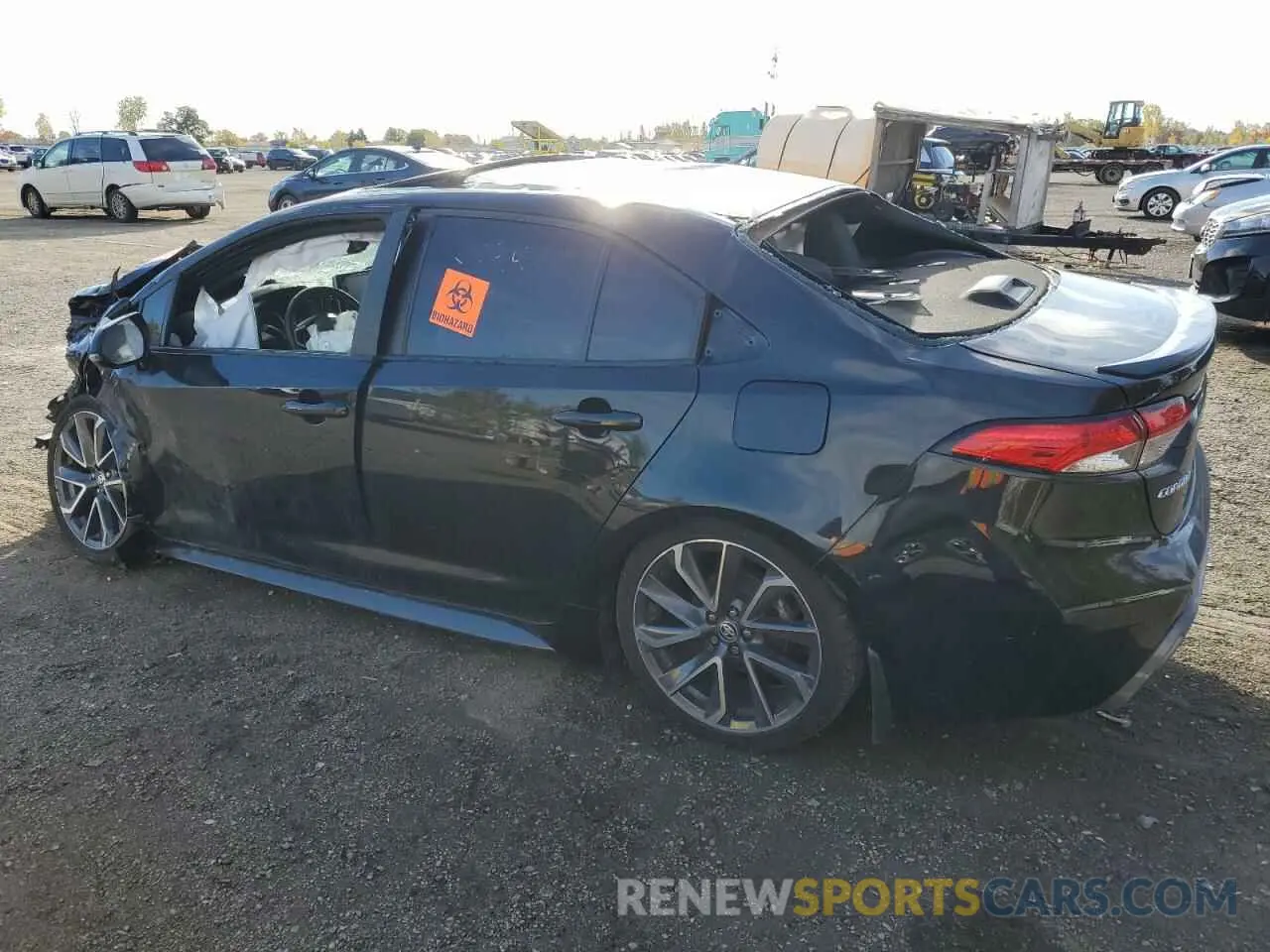 2 Photograph of a damaged car 5YFB4RBE7LP052620 TOYOTA COROLLA 2020