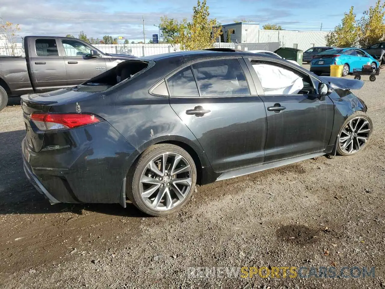 3 Photograph of a damaged car 5YFB4RBE7LP052620 TOYOTA COROLLA 2020