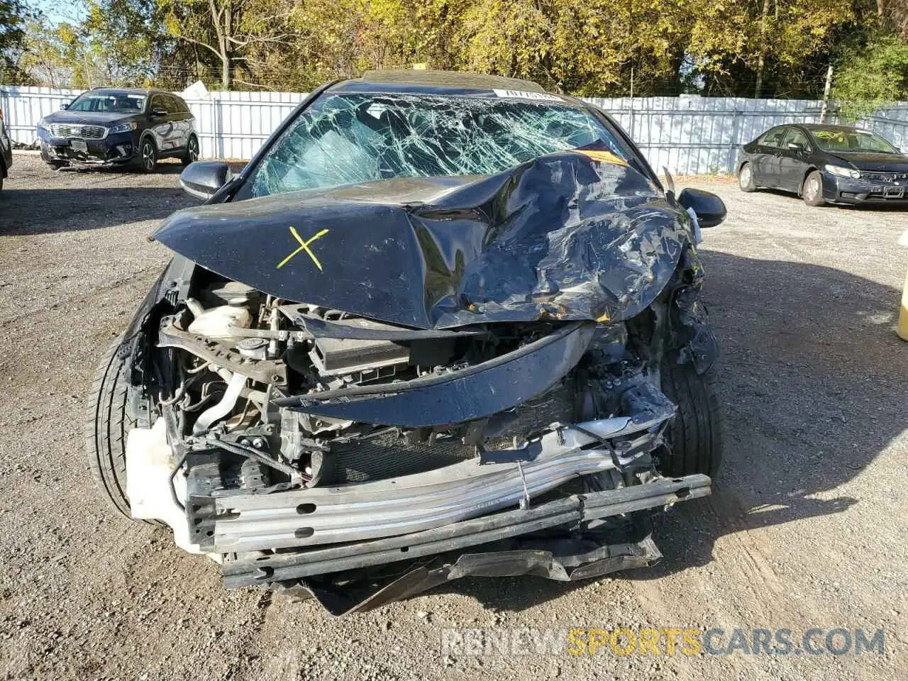 5 Photograph of a damaged car 5YFB4RBE7LP052620 TOYOTA COROLLA 2020