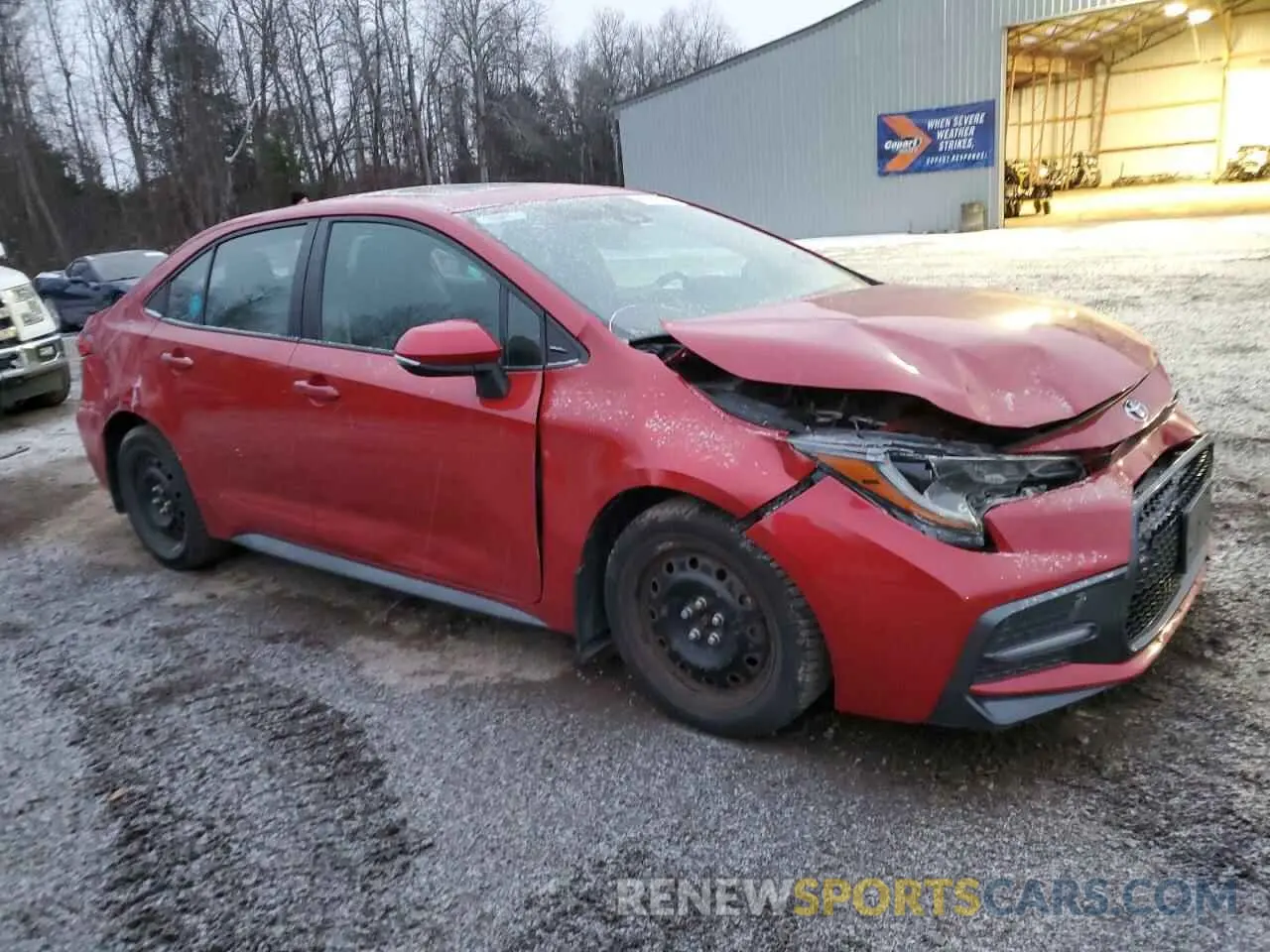 4 Photograph of a damaged car 5YFB4RBE8LP007850 TOYOTA COROLLA 2020