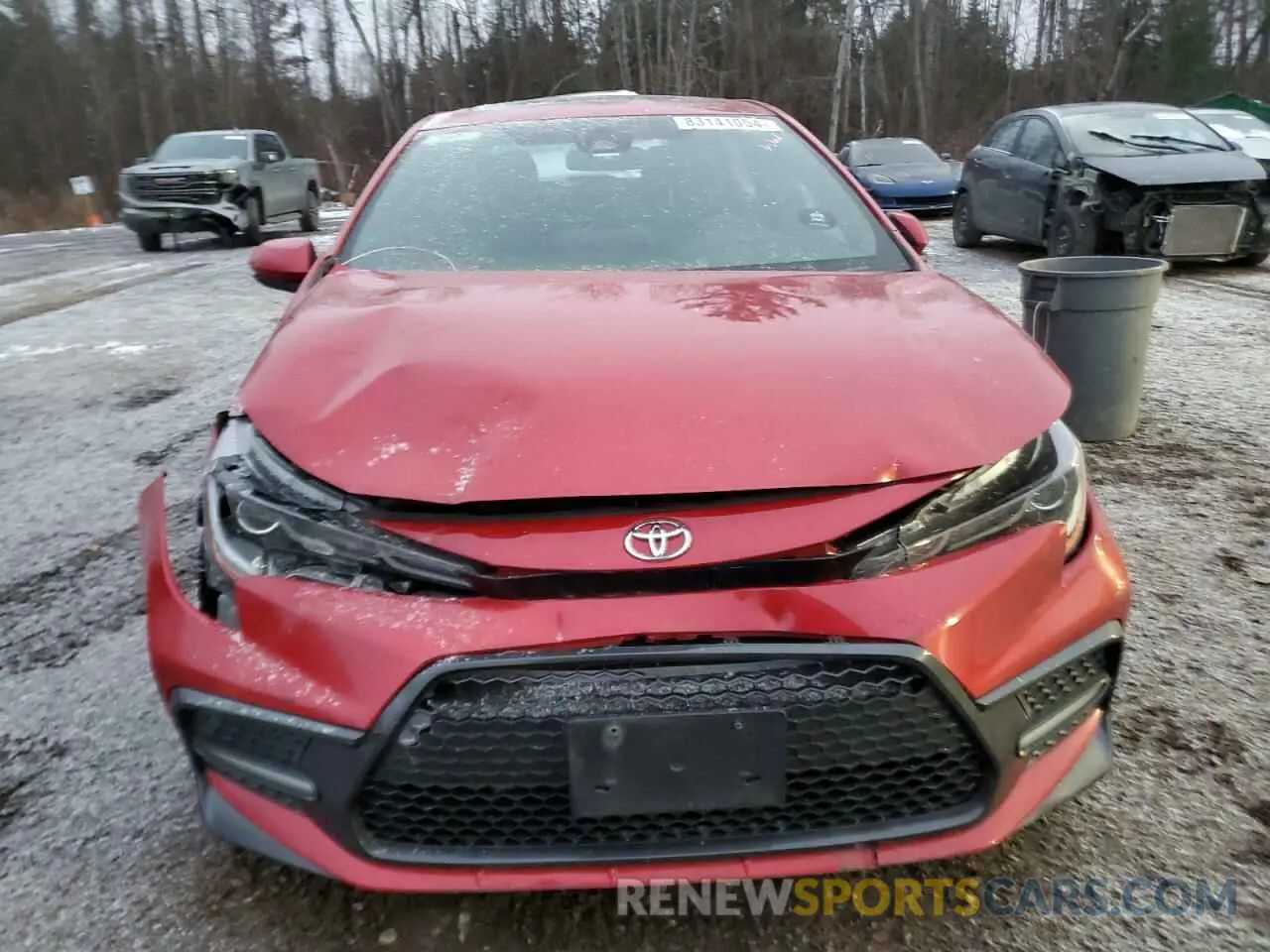 5 Photograph of a damaged car 5YFB4RBE8LP007850 TOYOTA COROLLA 2020