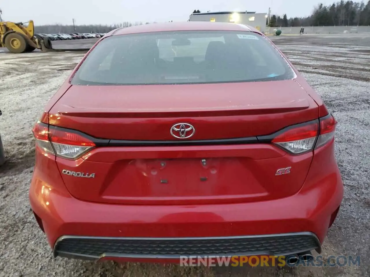 6 Photograph of a damaged car 5YFB4RBE8LP007850 TOYOTA COROLLA 2020