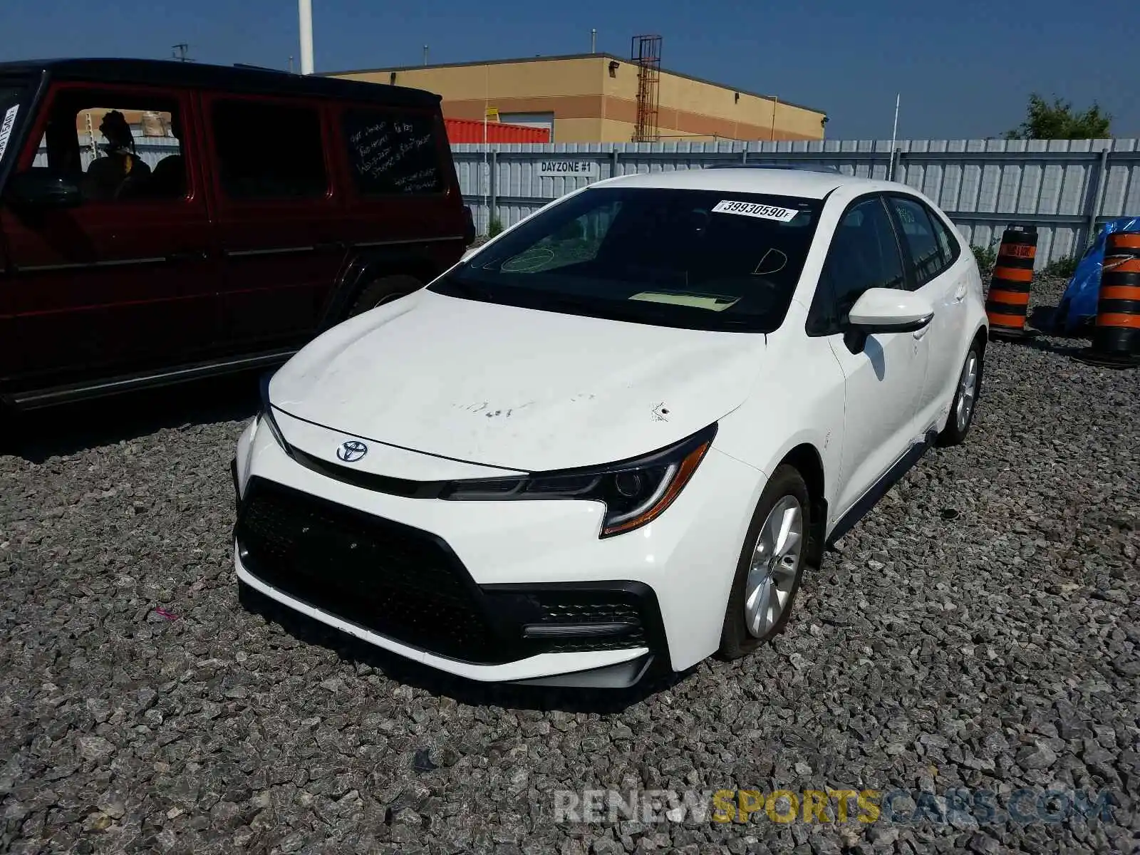 2 Photograph of a damaged car 5YFB4RBEXLP016162 TOYOTA COROLLA 2020