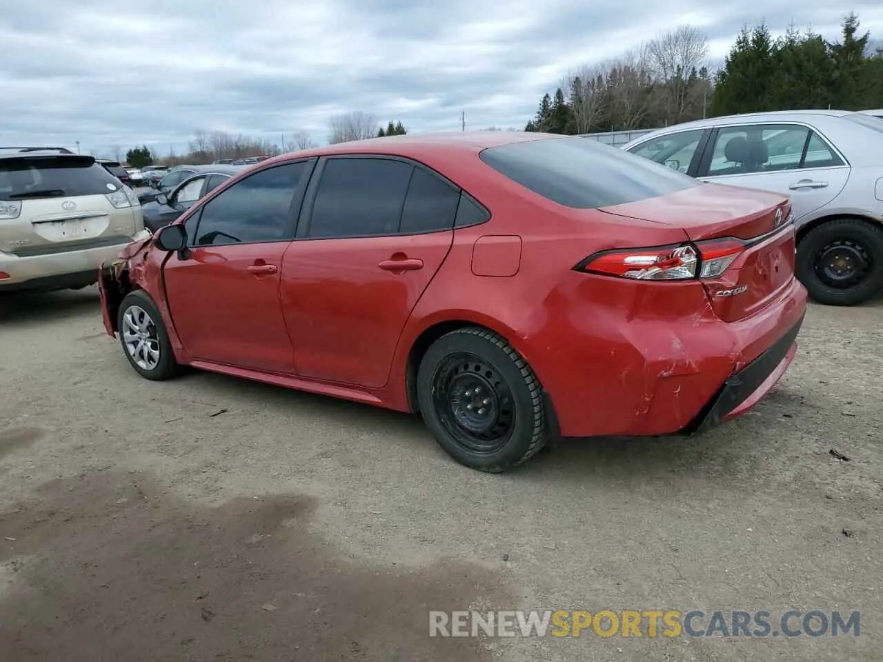 2 Photograph of a damaged car 5YFBPRBE1LP025758 TOYOTA COROLLA 2020