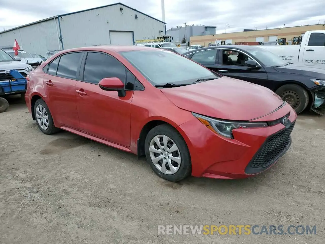4 Photograph of a damaged car 5YFBPRBE1LP025758 TOYOTA COROLLA 2020