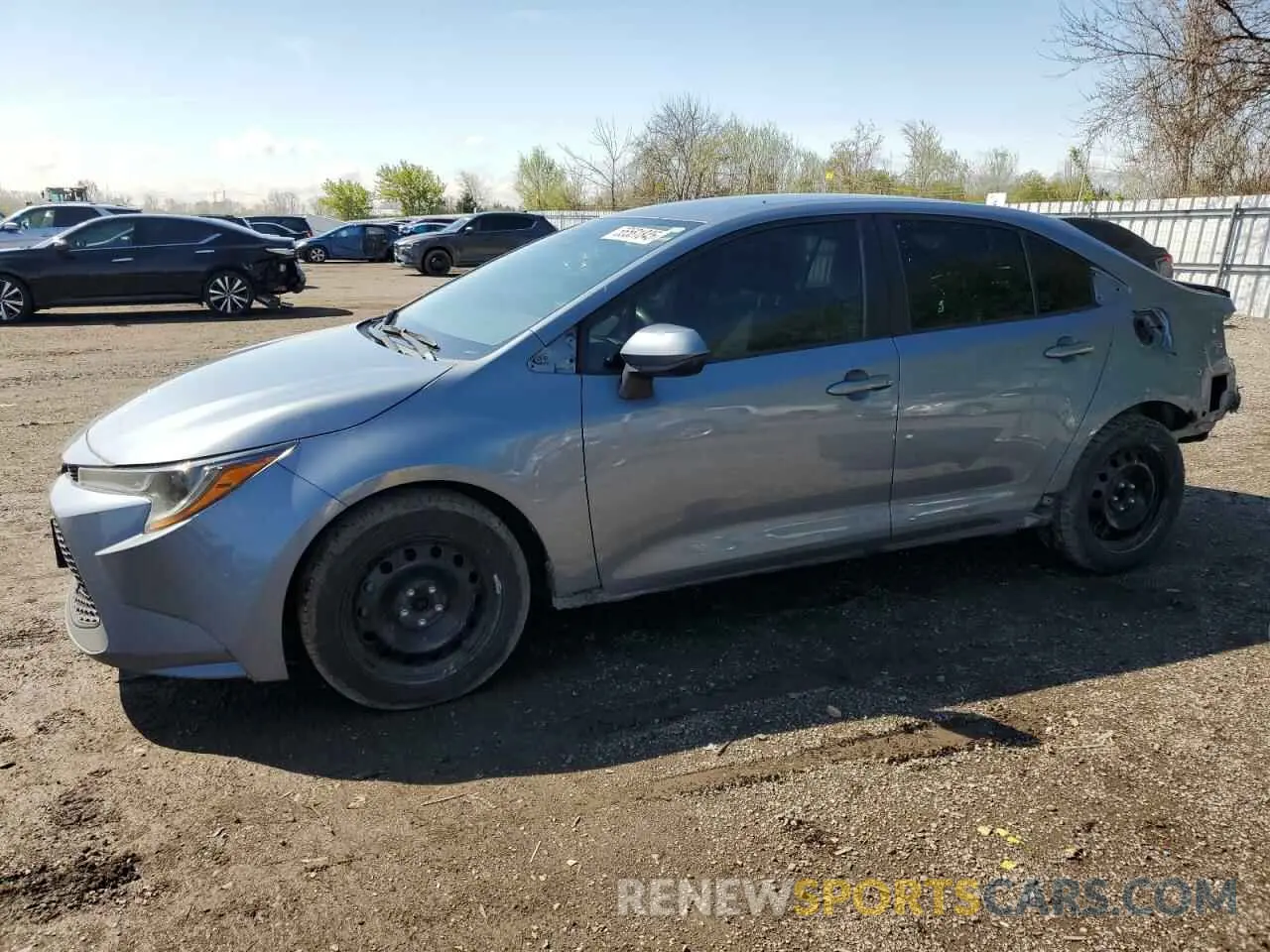1 Photograph of a damaged car 5YFBPRBE1LP117629 TOYOTA COROLLA 2020