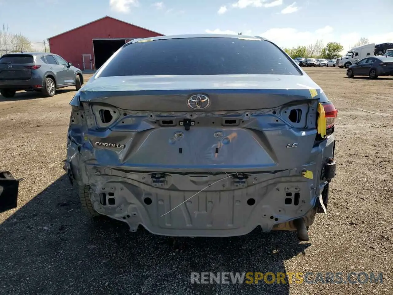 6 Photograph of a damaged car 5YFBPRBE1LP117629 TOYOTA COROLLA 2020