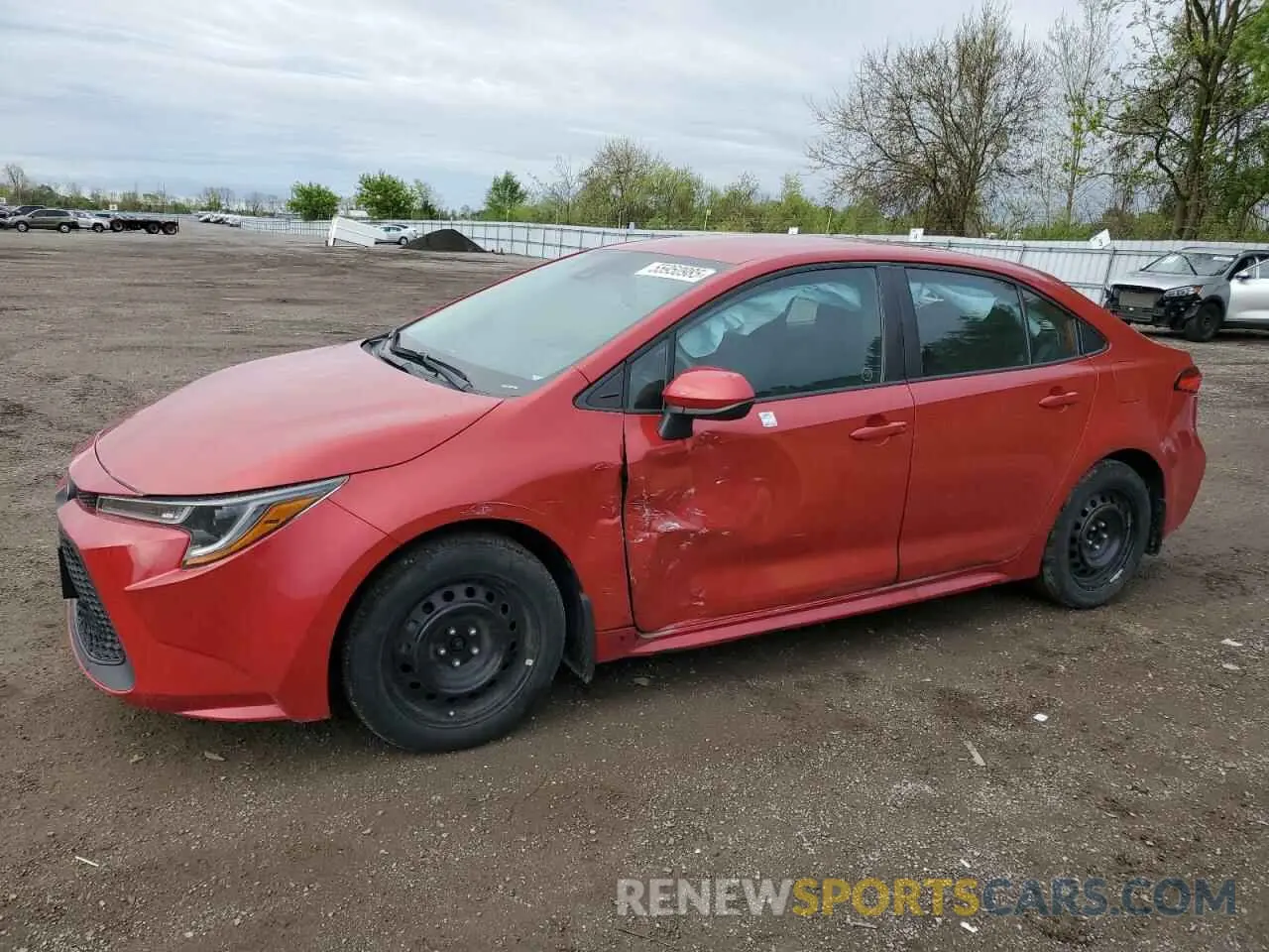 1 Photograph of a damaged car 5YFBPRBE4LP024037 TOYOTA COROLLA 2020