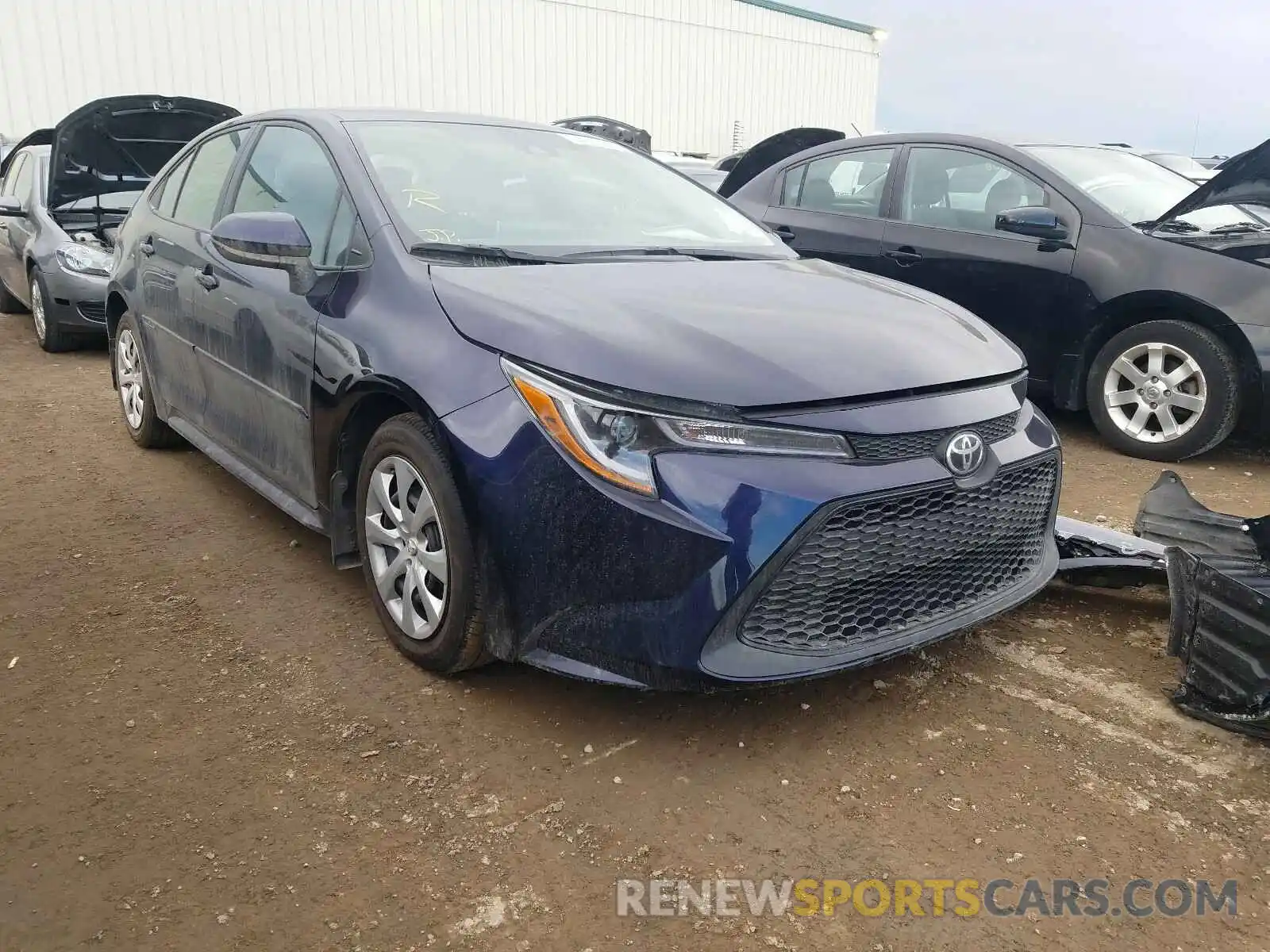 1 Photograph of a damaged car 5YFBPRBE5LP137267 TOYOTA COROLLA 2020