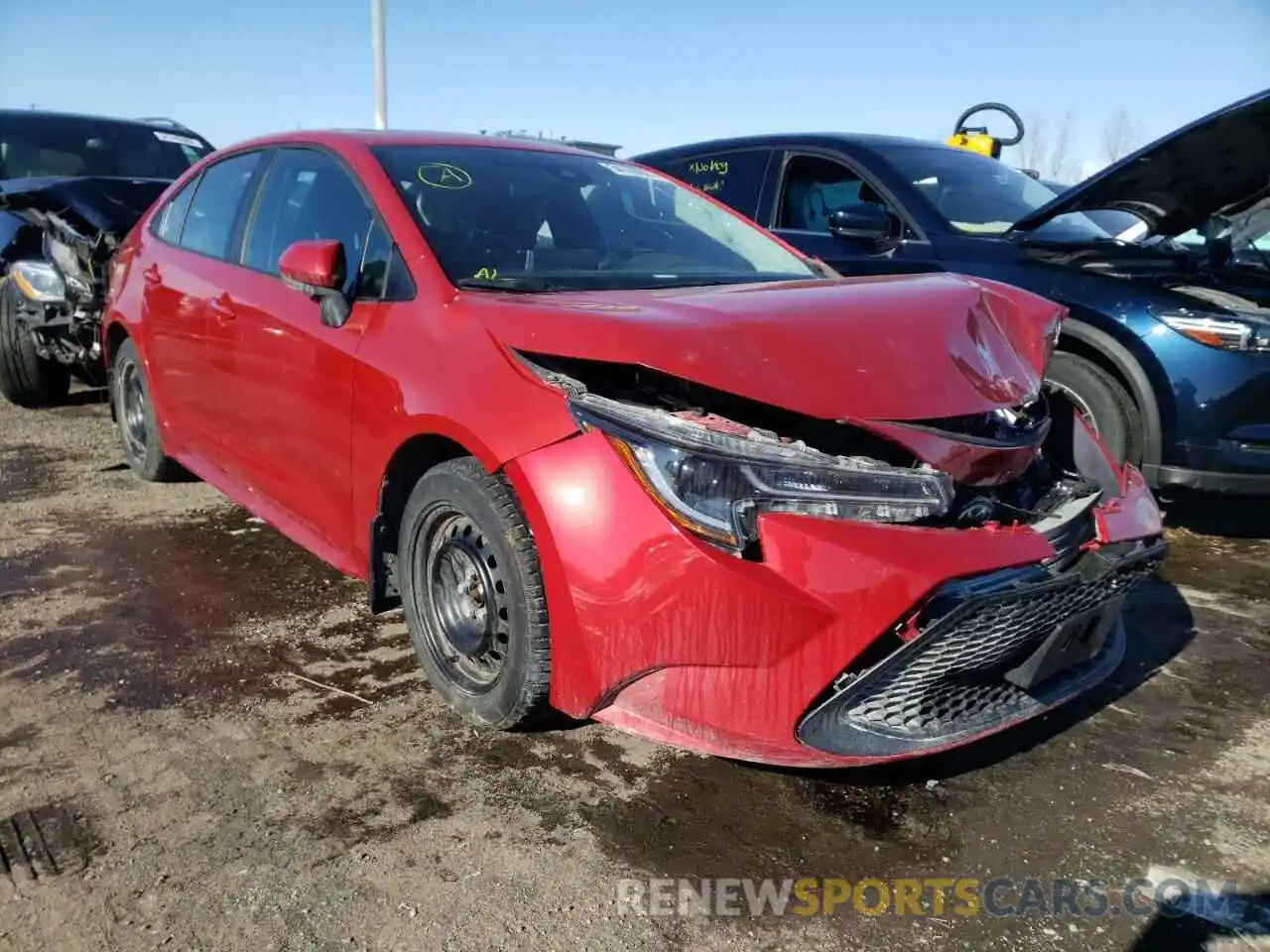 1 Photograph of a damaged car 5YFBPRBE6LP034021 TOYOTA COROLLA 2020