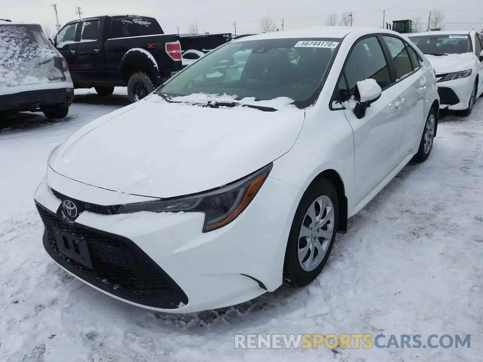 2 Photograph of a damaged car 5YFBPRBE7LP010410 TOYOTA COROLLA 2020