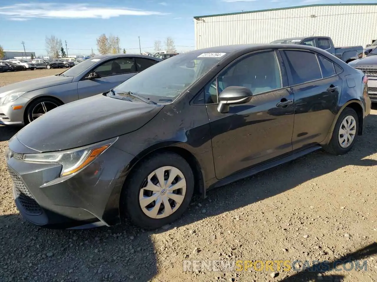 1 Photograph of a damaged car 5YFBPRBE7LP022217 TOYOTA COROLLA 2020