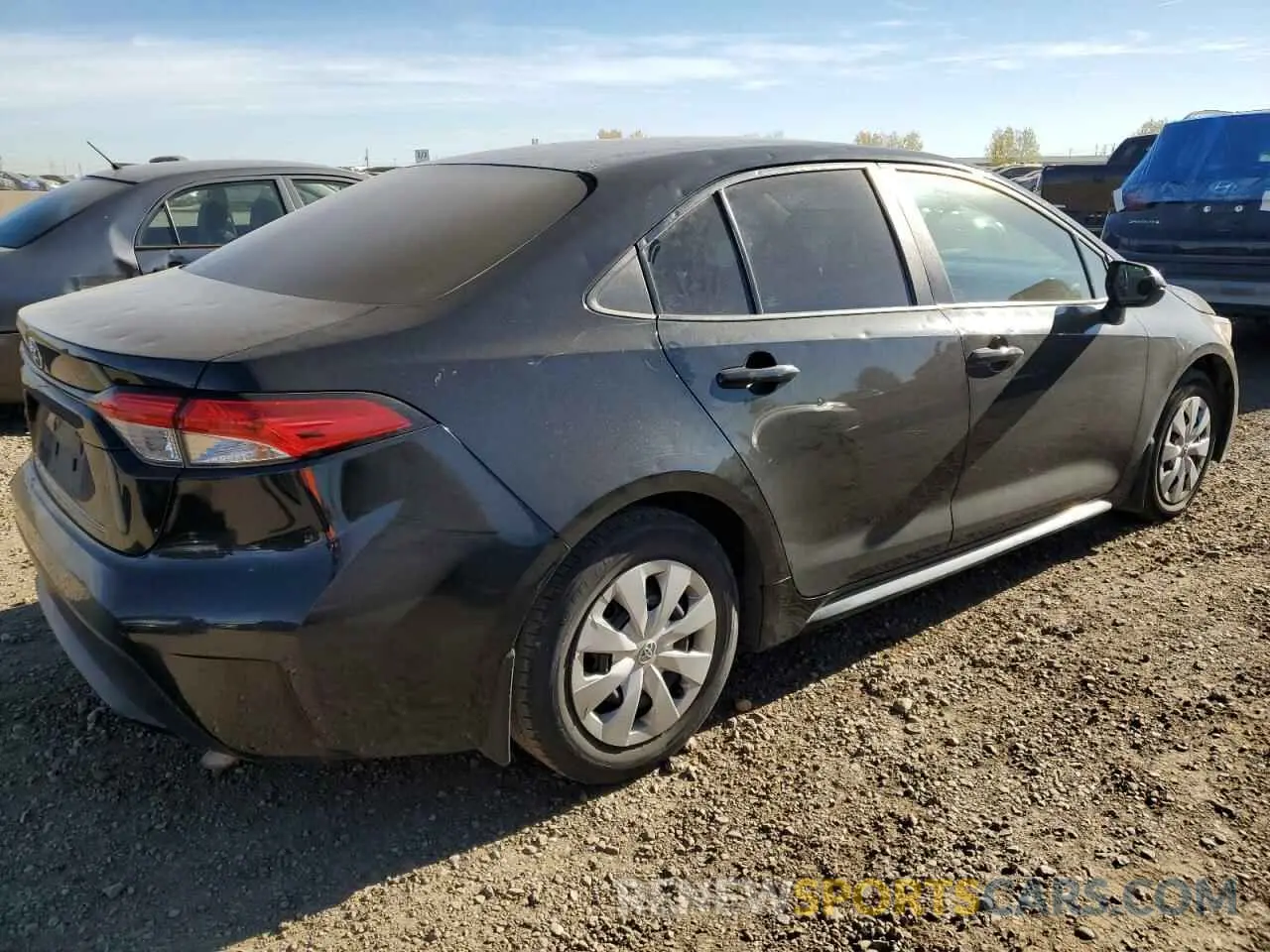 3 Photograph of a damaged car 5YFBPRBE7LP022217 TOYOTA COROLLA 2020