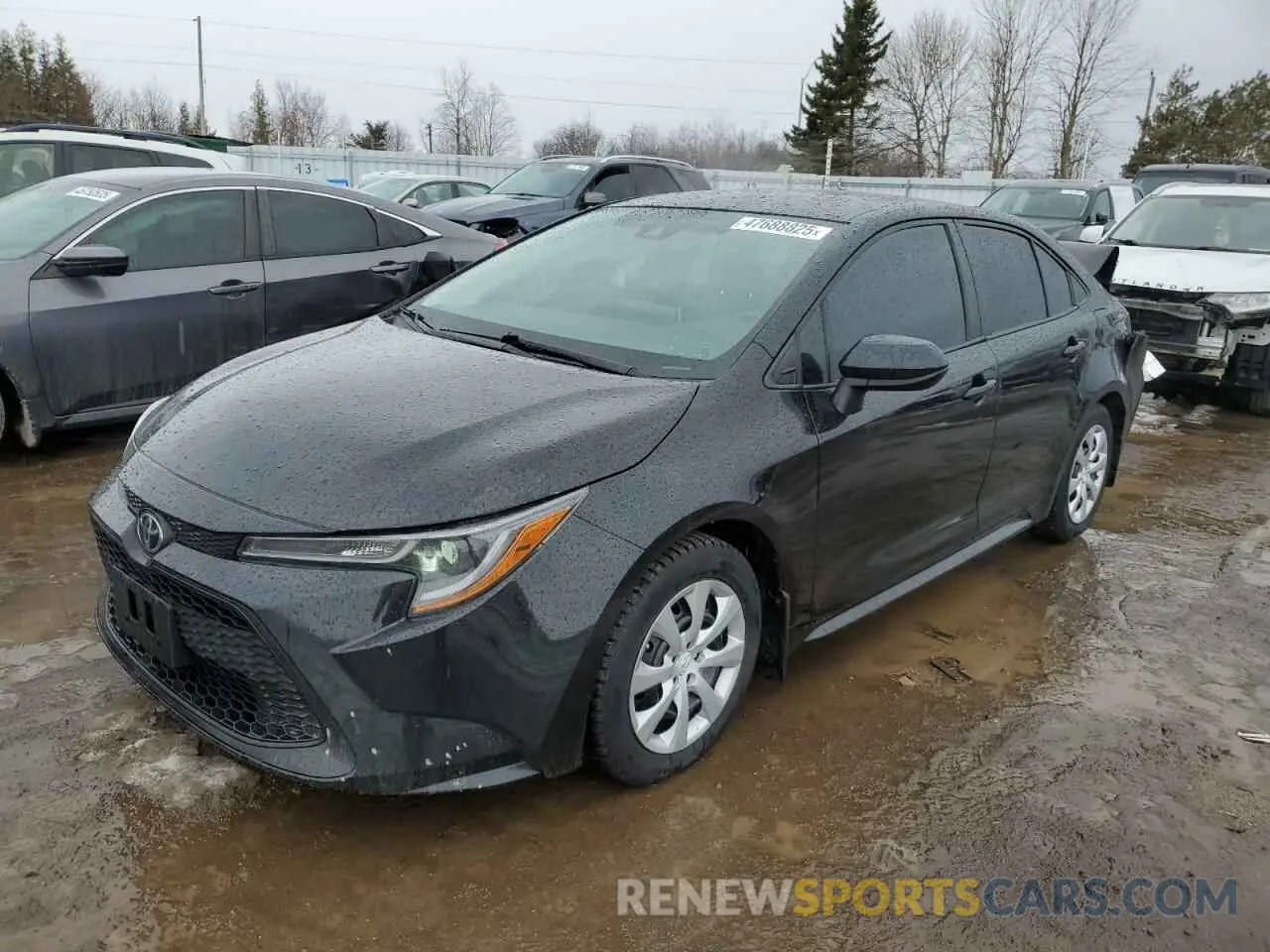 1 Photograph of a damaged car 5YFBPRBE7LP051457 TOYOTA COROLLA 2020