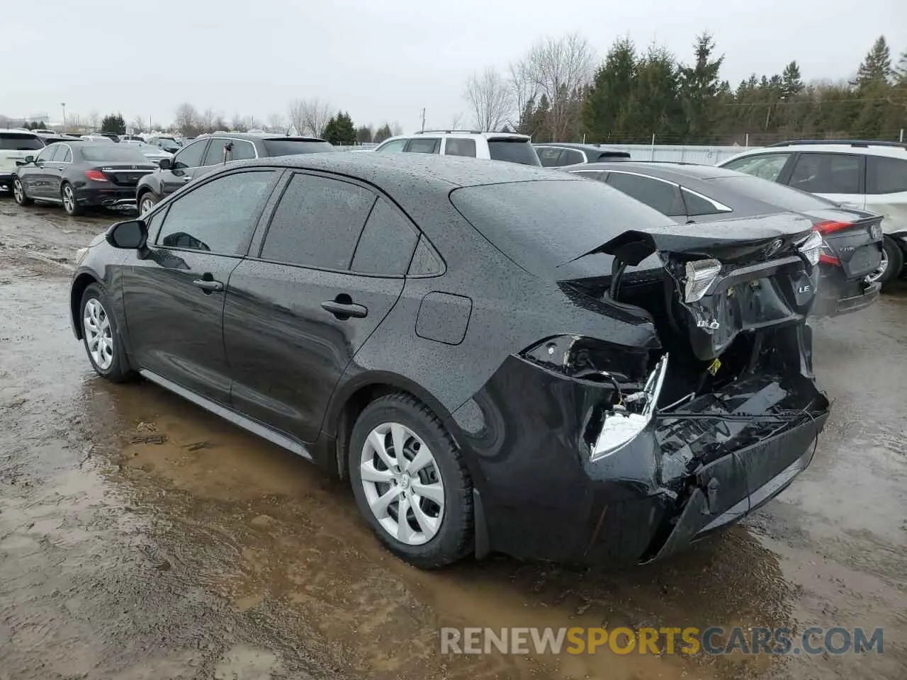 2 Photograph of a damaged car 5YFBPRBE7LP051457 TOYOTA COROLLA 2020