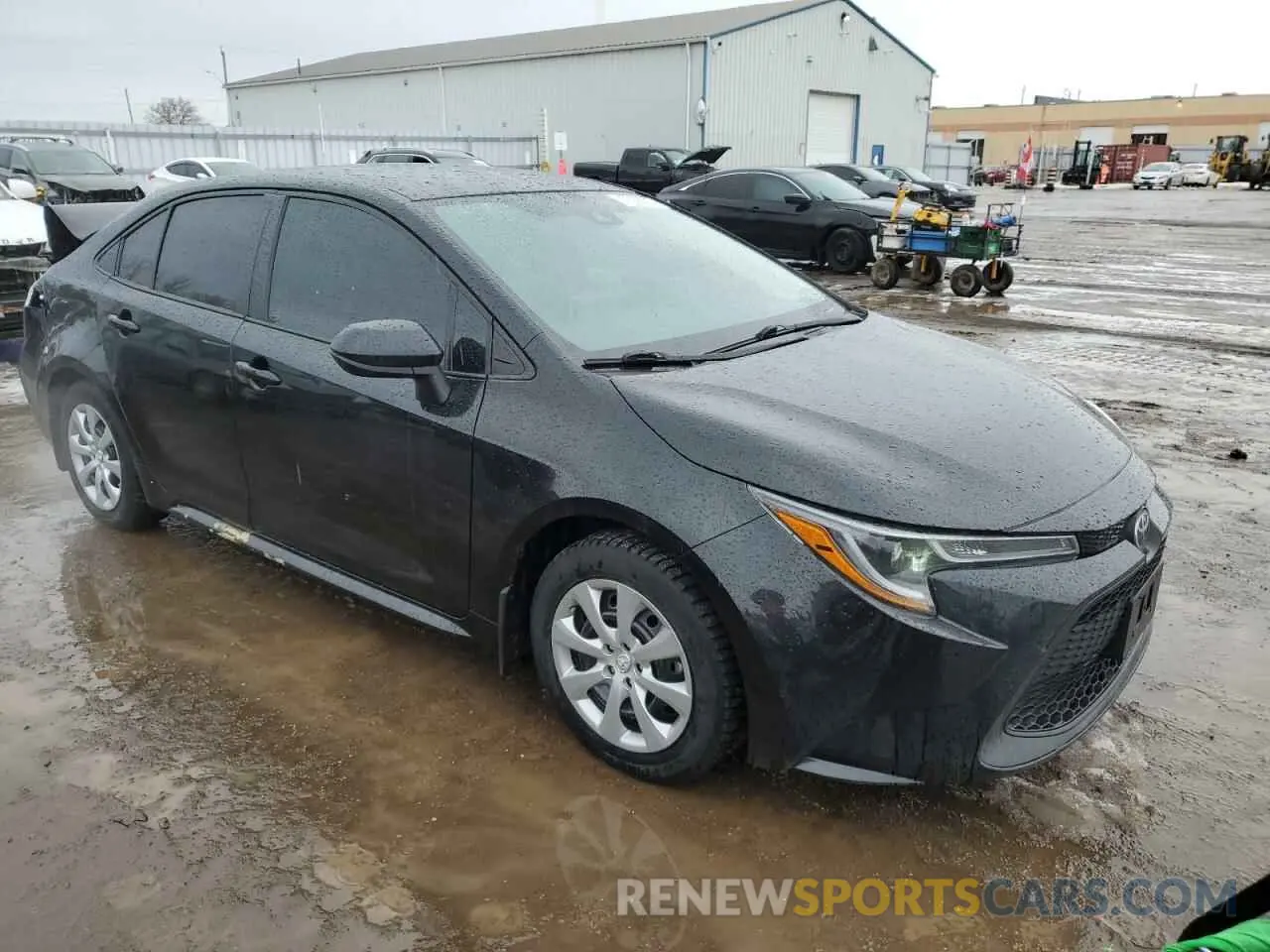 4 Photograph of a damaged car 5YFBPRBE7LP051457 TOYOTA COROLLA 2020