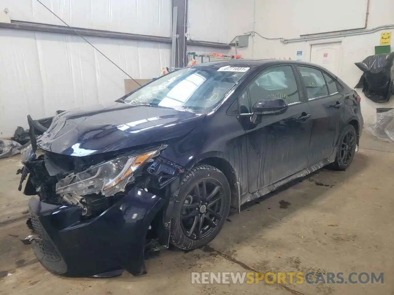 2 Photograph of a damaged car 5YFBPRBE8LP003773 TOYOTA COROLLA 2020