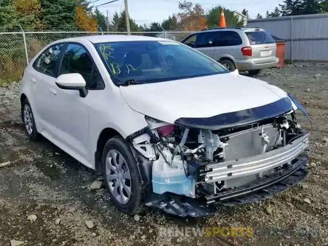 1 Photograph of a damaged car 5YFBPRBE8LP040628 TOYOTA COROLLA 2020