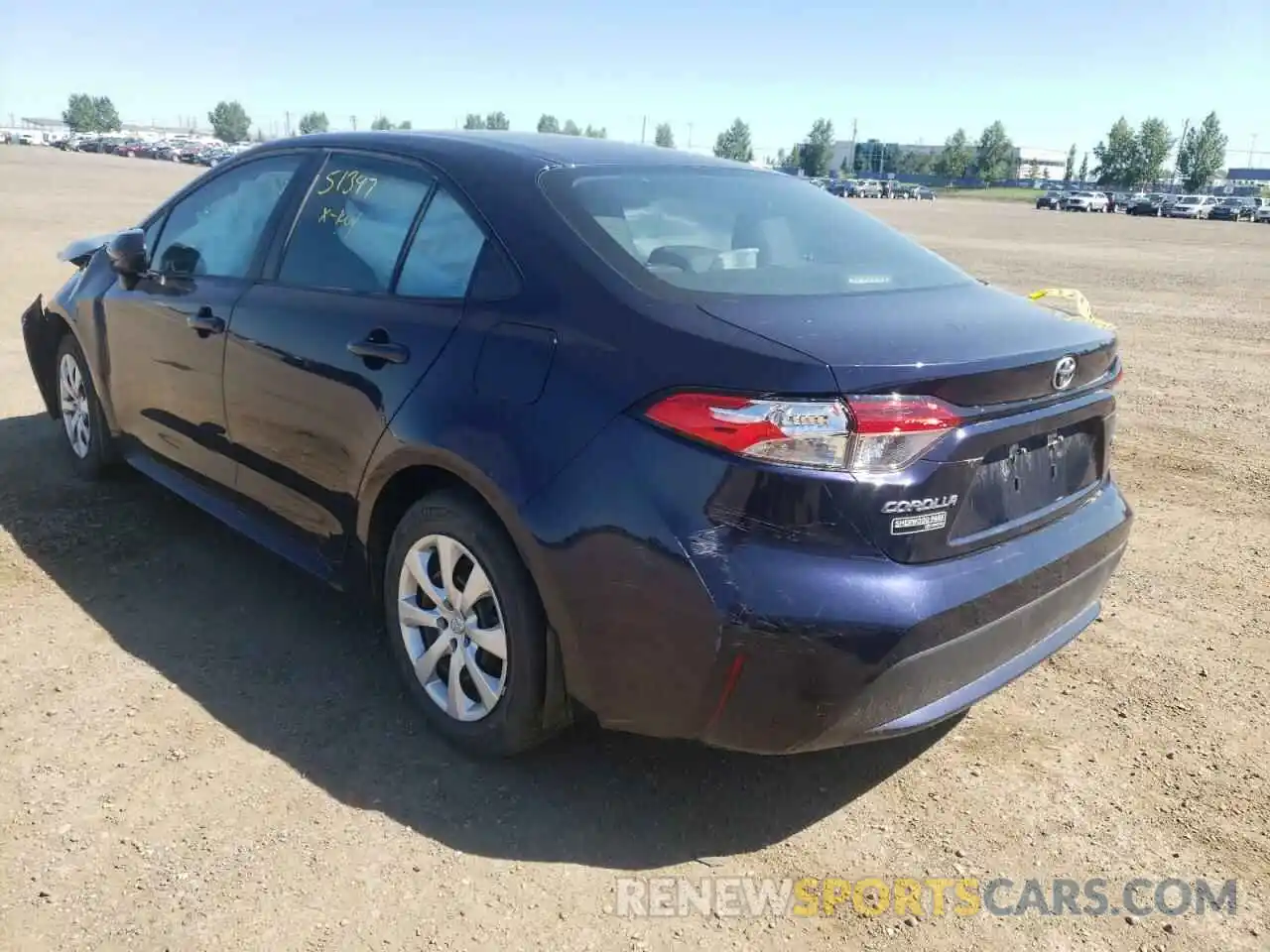 3 Photograph of a damaged car 5YFBPRBE9LP018069 TOYOTA COROLLA 2020