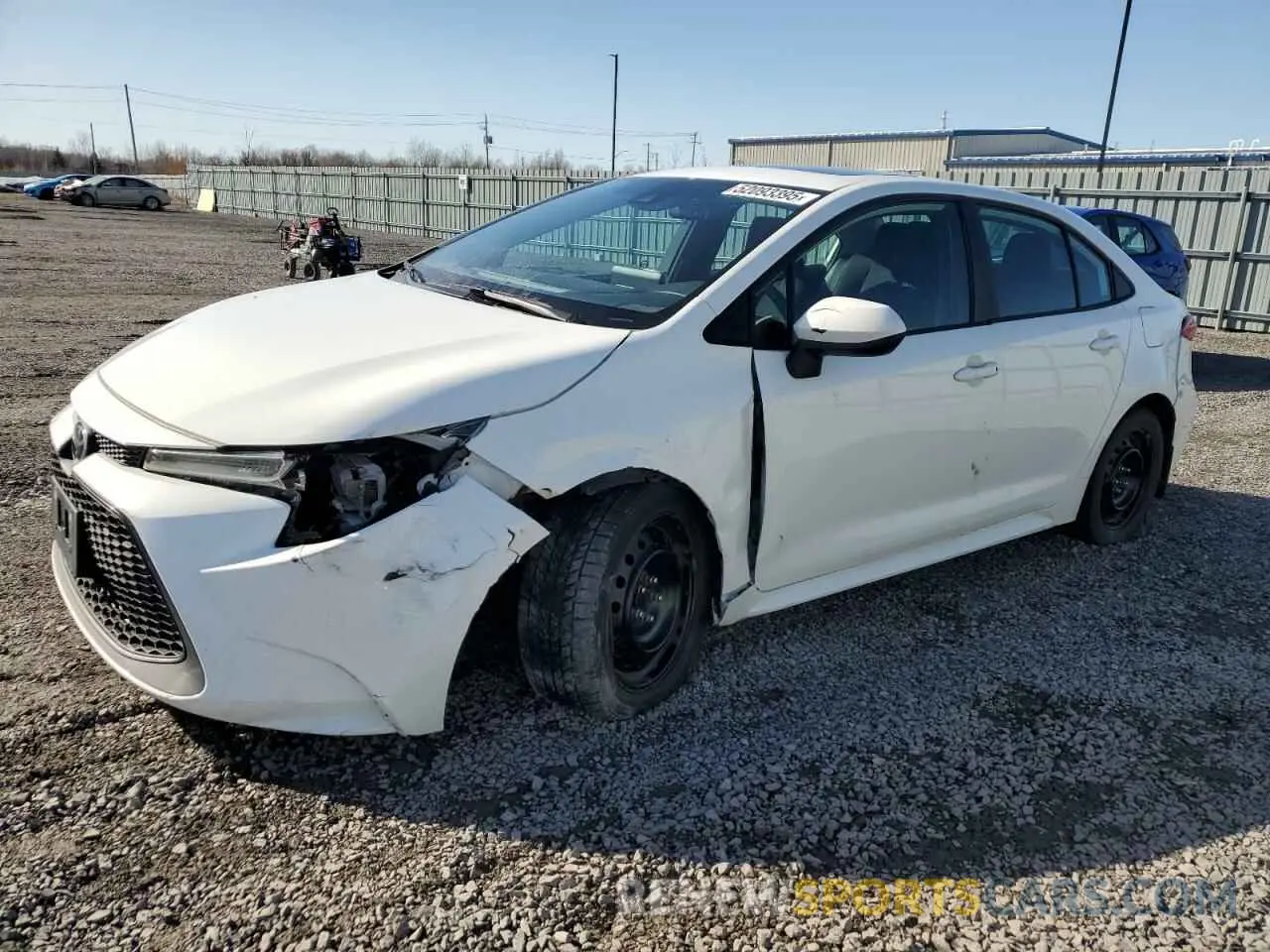 1 Photograph of a damaged car 5YFBPRBEXLP035060 TOYOTA COROLLA 2020