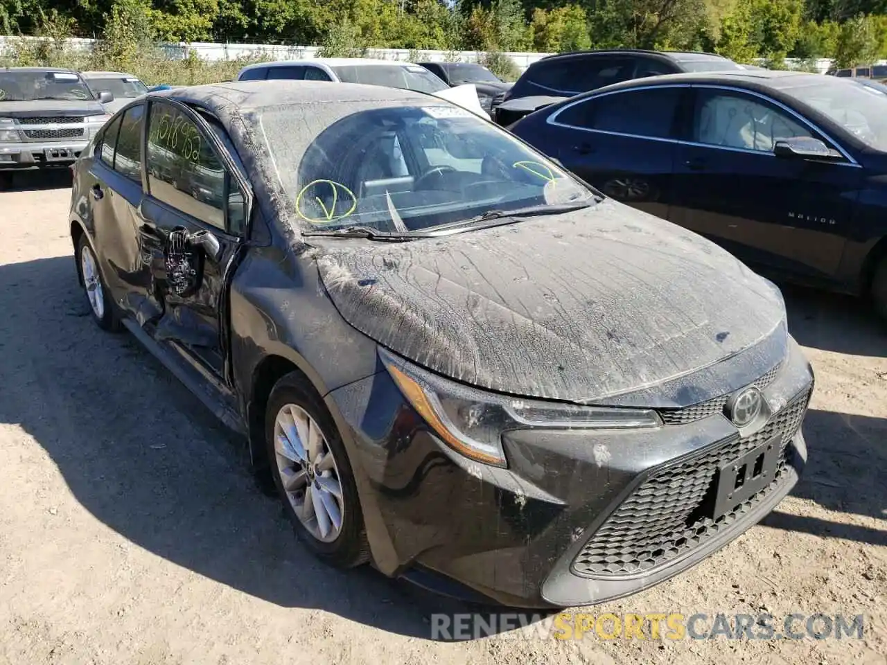 1 Photograph of a damaged car 5YFBPRBEXLP047399 TOYOTA COROLLA 2020