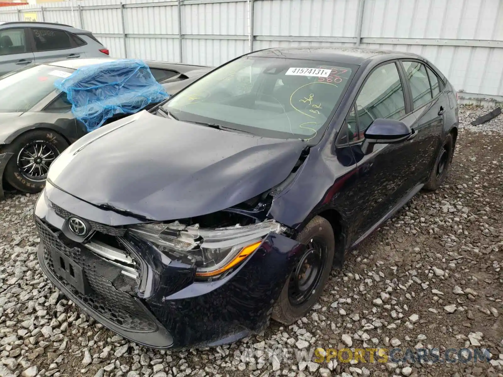 2 Photograph of a damaged car 5YFBPRBEXLP051596 TOYOTA COROLLA 2020