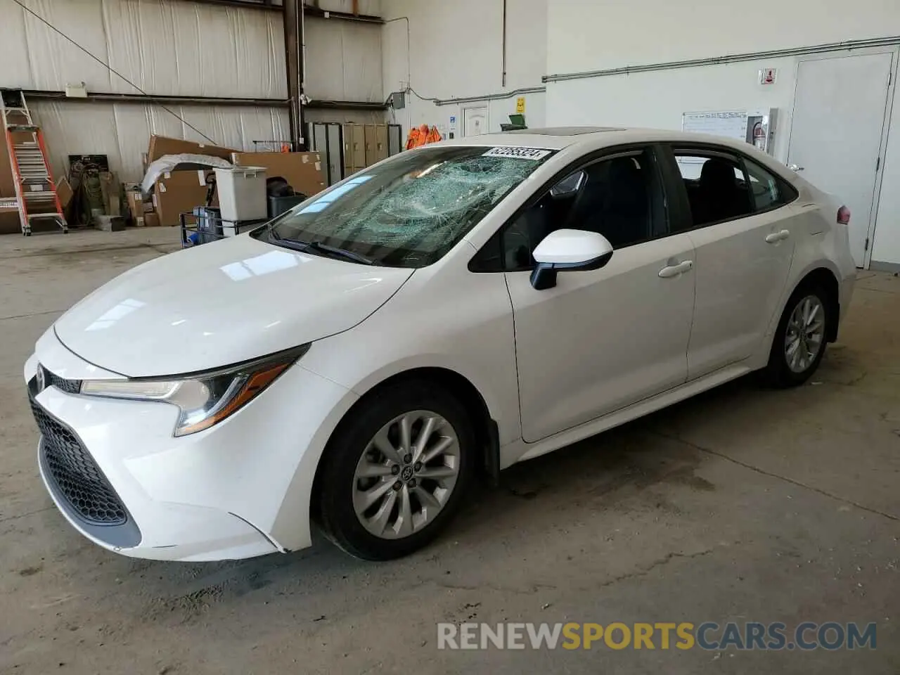 1 Photograph of a damaged car 5YFBPRBEXLP111652 TOYOTA COROLLA 2020